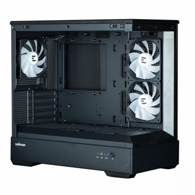 Zalman Obudowa P30 V2 MicroATX Mini Tower 3 FansRGB BL