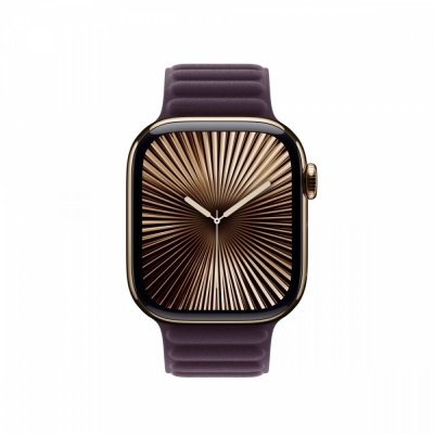 Apple Pasek karbowany magnetyczny w kolorze jeżyny do koperty 42 mm - rozmiar S/M