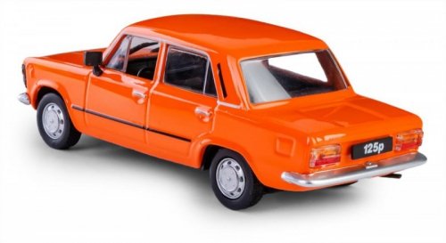 Daffi Pojazd PRL Fiat 125p pomarańczowy