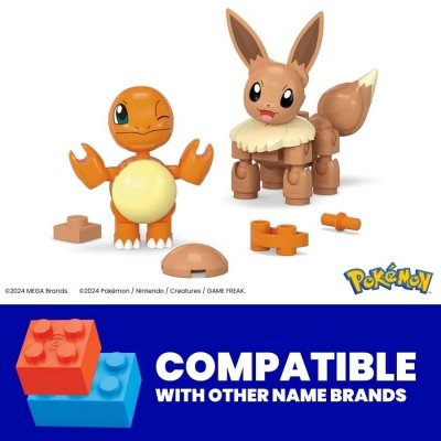 Mega Bloks Klocki Mega Pokemon Pokeball 2-pak Charmander i Eevee