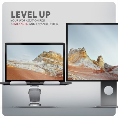 AXAGON STND-LR Podstawa do laptopów aluminiowa 10-16&quot; regulowane kąty nachylenia, obrót o 360 stopni