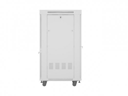 Lanberg Szafa instalacyjna rack stojąca 19 cali 27U 600x800 drzwi perforowane LCD szara (Flat pack)