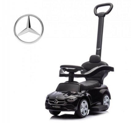 Pojazd z rączką MERCEDES C-Class czarny
