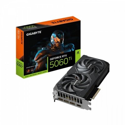 Gigabyte Karta graficzna GeForce RTX 5060 Ti WINDFORCE OC 16G 128BIT GDDR7 HDMI/3DP