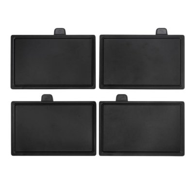 Feel-Maestro Zestaw noży + desek na podstawce MR-1412-BLACK