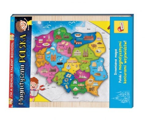 Lisciani I'M A Genius Magnetyczna mapa Polski