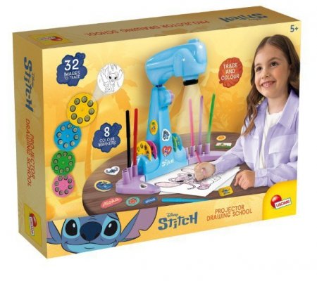 Lisciani Zestaw Stitch Szkoła rysowania z projektorem