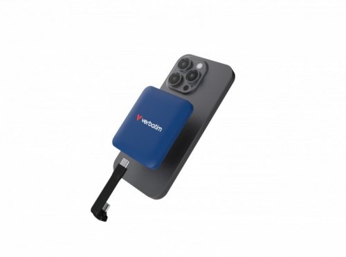 Verbatim Dysk zewnętrzny SnapBack Magnetic SSD Blue MagSave 1TB Apple ProRes 4K 60kl/s