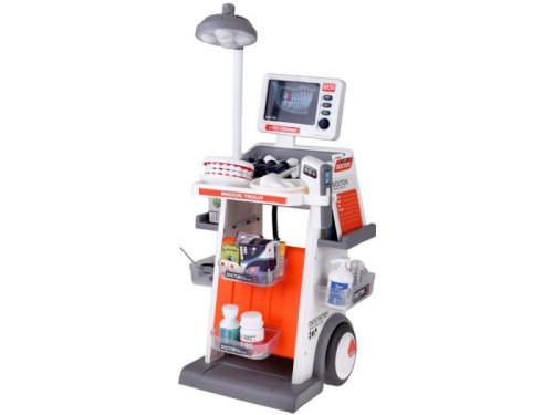 Interaktywny WÓZEK LEKARSKI Zestaw do zabawy w lekarza i dentystę ZA5874