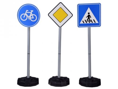 Zestaw edukacyjny - Znaki drogowe do zabawy dla dzieci ZA5607