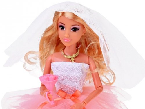 Anlily Lalka Panna Młoda z serii ślubnej - Wedding Day ZA5703