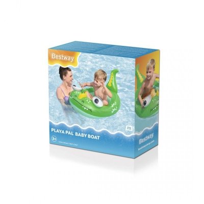 Ponton Zielony Dino 108x65cm Bestway