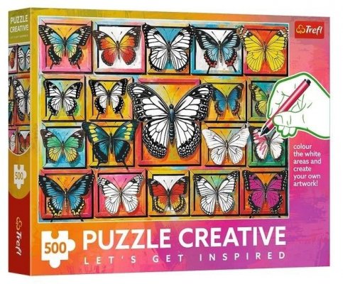 Puzzle 500 Kolekcja motyli