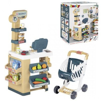 Smoby Market z wózkiem