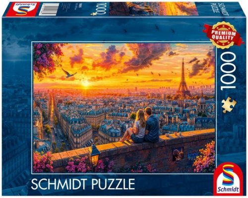 Puzzle PQ 1000 Szepty z dachu Paryża