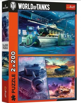 Puzzle 2x200 Pancerna misja TREFL