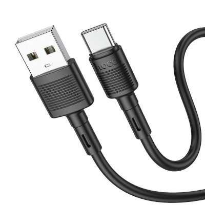 Kabel USB A do USB C Hoco 3A 1 m X83 czarny