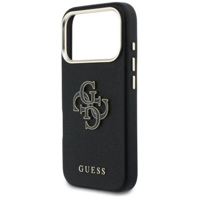GUESS futerał do IPHONE 17 Pro GUHCP17L5PS4RGGK (PU FW Resin Logo) czarny