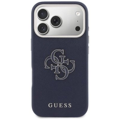 GUESS futerał do IPHONE 17 Pro GUHCP17L5PS4RGGB (PU FW Resin Logo) niebieski