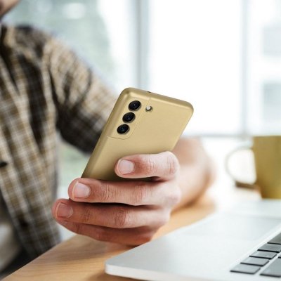 Futerał do Samsung S24 FE Metallic złoty