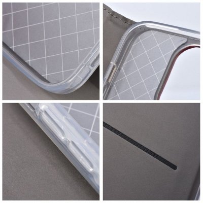 Etui z klapką na Oppo Reno 13 5G Smart Magneto burgundowe