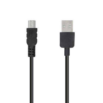 Kabel USB A do Mini USB (navi / kamera) 1 m czarny