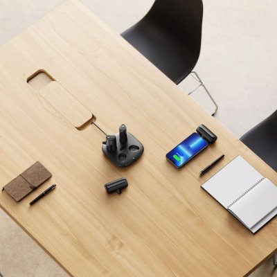 Powerbank Veger Pogo (W007CK) zestaw 4 x 5000 mAh czarny