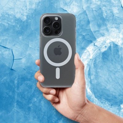 Futerał do iPhone 14 PLUS Frost Mag Cover zgodny z MagSafe transparentny zmrożony
