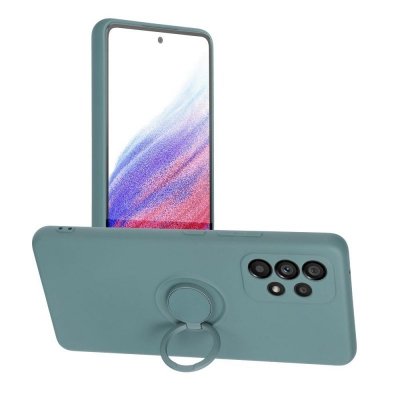 Futerał do Samsung A35 5G Silicone Ring zielony
