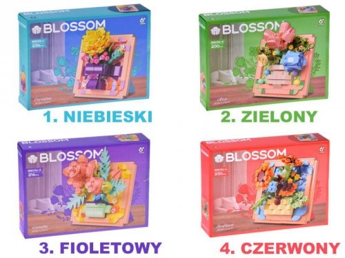 Klocki techniczne SERIA: Oddech wiosny - KWIATY W RAMCE ponad 200ele ZA5815