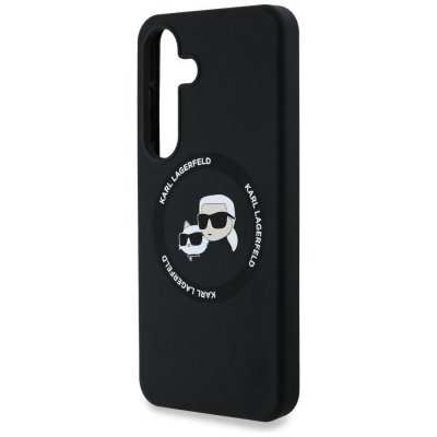 KARL LAGERFELD futerał do SAMSUNG S25 KLHMS25SSKCHTCK (Magnetic Silicone Double Heads) czarny