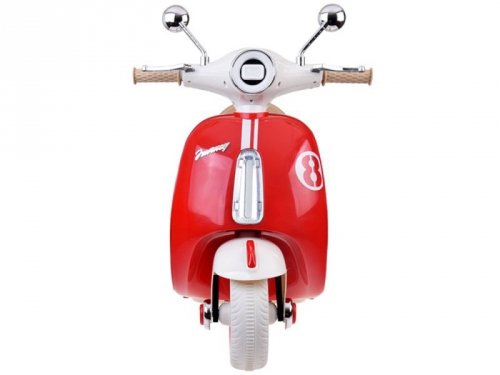 Klasyczny Skuter na akumulator elektryczny dla dziecka PA0330 czerwony