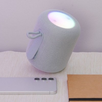 Głośnik bezprzewodowy LED 5W 3h Hoco HC30 szary