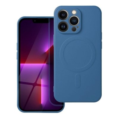 Futerał do Samsung A27 Silicone Mag Cover zgodny z MagSafe niebieski