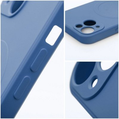 Futerał do Samsung A27 Silicone Mag Cover zgodny z MagSafe niebieski