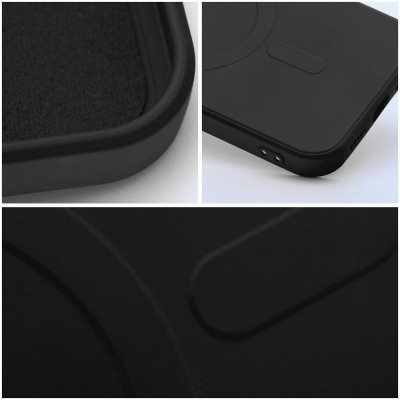 Futerał do Samsung A27 Silicone Mag Cover zgodny z MagSafe czarny