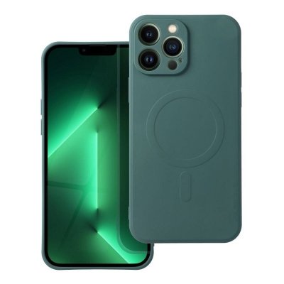 Futerał do Samsung A27 Silicone Mag Cover zgodny z MagSafe zielony