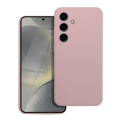 Futerał do Samsung S24 Silicone 2mm pudrowy róż