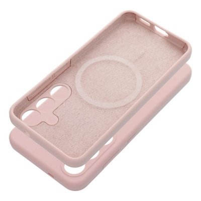 Futerał do Samsung S26 PLUS Silicone 2mm zgodny z MagSafe pudrowy róż