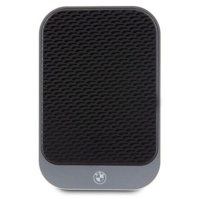 Uchwyt na telefon do samochodu indukcyjny BMW zgodny z MagSafe 15W do szyby / kratki Signature Edition BMMWCCDTPK czarny