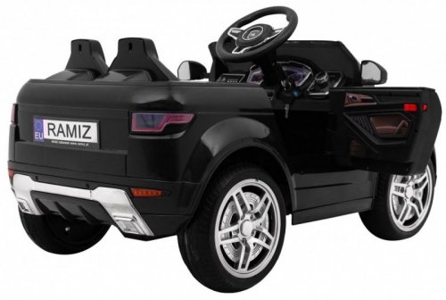Autko Rapid Racer elektryczne dla dzieci, Czarny SUV + Pilot