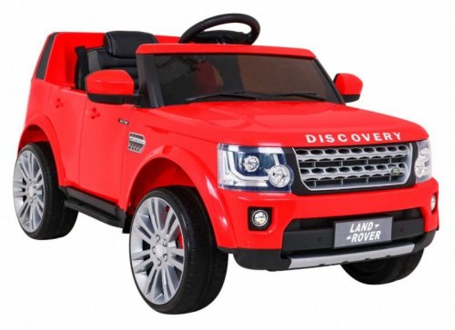 Land Rover Discovery Autko elektryczne dla dzieci, Czerwony SUV + Pilot
