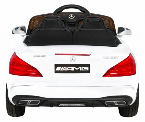 Mercedes Benz AMG SL65 S elektryczny dla dzieci Biały + Pilot