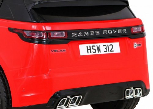 Range Rover Velar na akumulator Czerwony SUV + Pilot