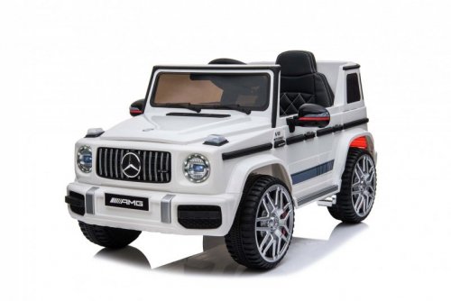 Mercedes AMG G63 dla dzieci Biały + Pilot