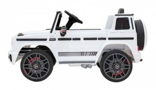 Mercedes AMG G63 dla dzieci Biały + Pilot