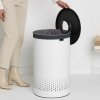Kosz na bieliznę 60L White / Dark Grey Plastic Lid