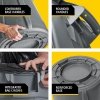 Kontener BRUTE®  75,7L 2620-00 Blue okrągły z kanałami