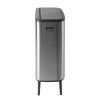 Kosz TOUCH BIN HI BO 2x30L Matt Steel FPP