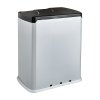 Kosz do segregacji GUNNAR Duo 7+15l srebrny